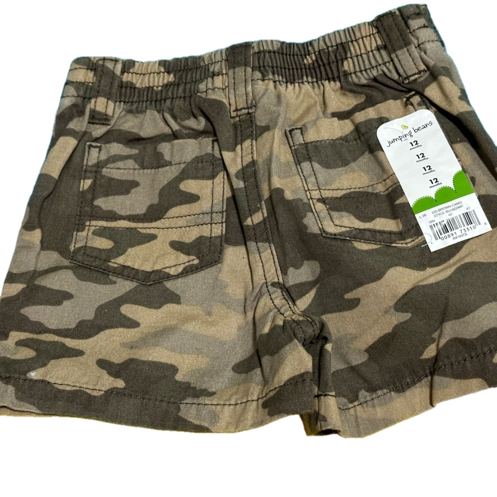 Cute camo shorts for baby!! Size 12 months. New! - Picture 2 of 2